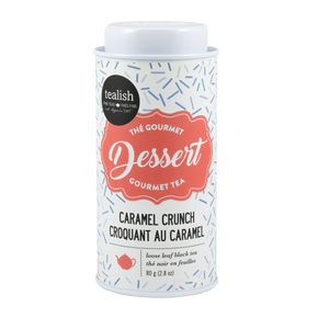 Tealish Caramel Crunch Loose Leaf Tea Tin, 80g/2.8oz