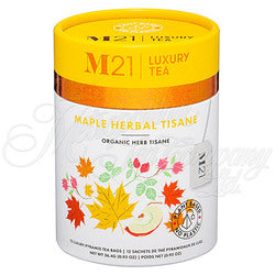 M21 Luxury Tea, Maple Herbal Tisane, 12 Pyramid Bags