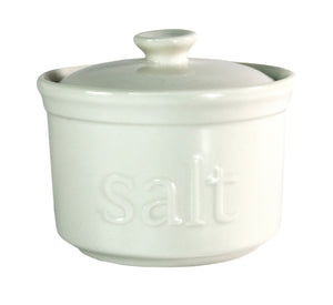 KitchenBasics Porcelain Salt Cellar, 250ml White