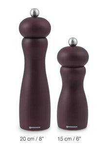 Belle Pepper Mill - Chocolate Wood  Finish 6"