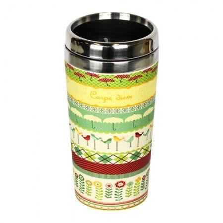 Bamboo Travel Mug, Carpe Diem