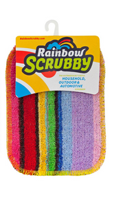 Rainbow Scrubbie With Hook