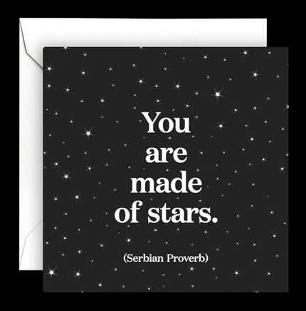 Quotable Card - Made Of Stars THK, 186 Card