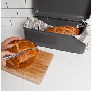 Now Designs Bread Bin, Charcoal Large