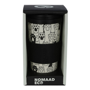 NOMAAD ECO: Bamboo Cup 473ml, Cat Paws