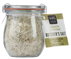 Lemon & Thyme Butcher Salt for Fish & Seafood, 200g