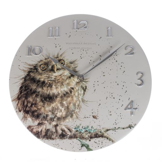 Wrendale Wall Clock, Owl