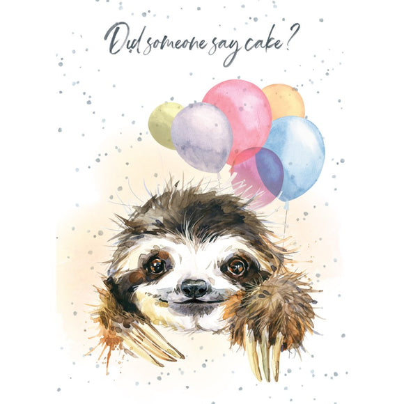 BD / I'll Be Right There Birthday Greeting Card