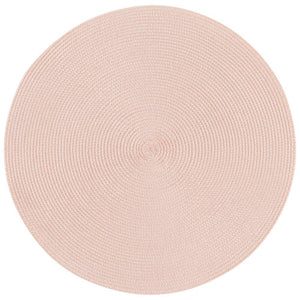 Now Designs Round Disko Placemats, Set of 4 - Shell Pink