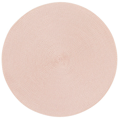 Now Designs Round Disko Placemats, Set of 4 - Shell Pink