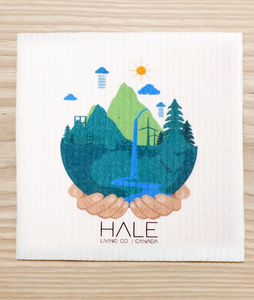 Hale Living, Our Planet Swedish Dishcloth