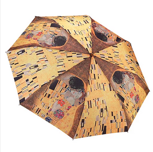 Galleria Folding Umbrella - Gustav Klimt "The Kiss"