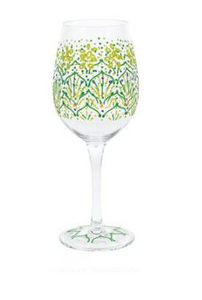 Lemon Henna Stem Wine Glass