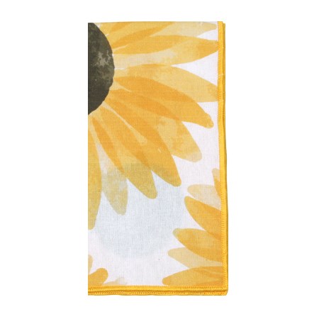 Harman Sunflower Napkin Set, 4pc Yellow