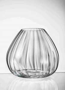 Bohemia Crystal Waterfall Vase, 7" H