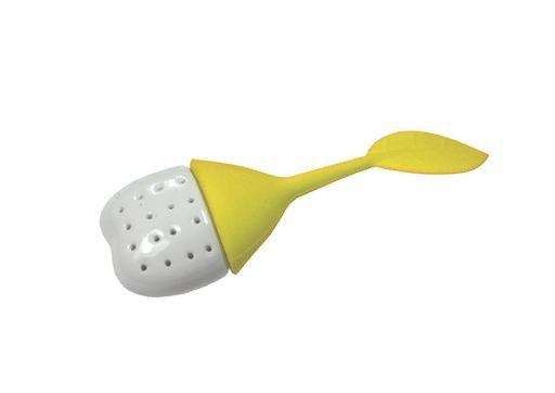 Silicone Tea Infuser, Yellow Leaf
