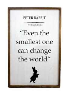 Frans Koppers Wall Plaque, Peter Rabbit 16x24"