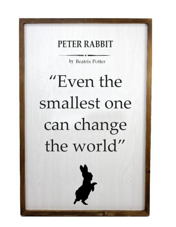 Frans Koppers Wall Plaque, Peter Rabbit 16x24