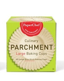 PaperChef Culinary Parchment Baking Cups, Large - 60pc