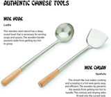 Fox Run Chuan & Hoak Wok Utensil Set, 2pc