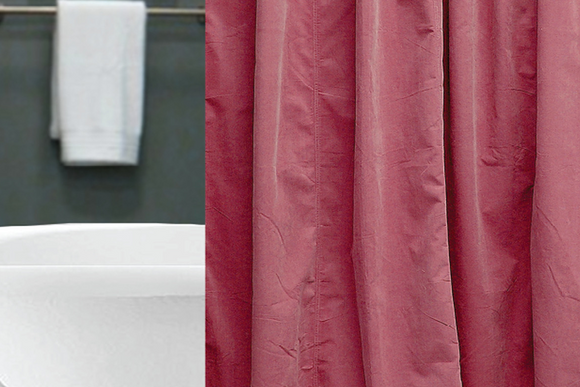 Twill Red Shower Curtain, 72x72
