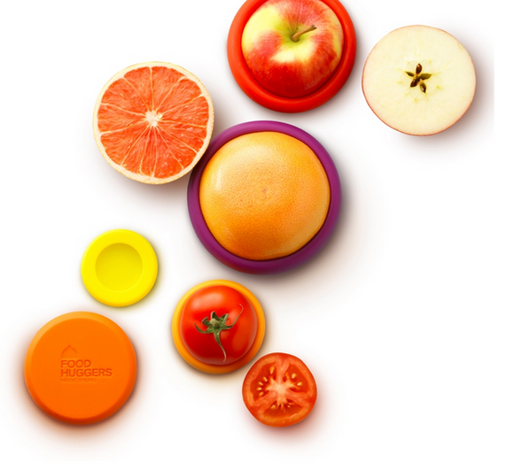 Food Huggers Silicone Multi-Size Set, 5pc - Citrus Berry