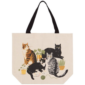 Now Designs Tote Bag, 18x15" Cat Collective