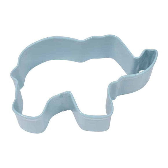 Elephant Polyresin Blue Cookie Cutter, 3.5