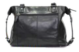 Rugged Earth Black Leather Purse, Style 188051