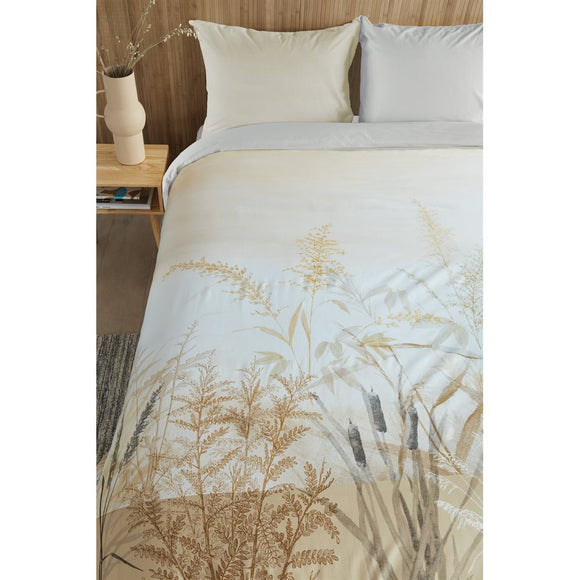 JO&ME Sunset Natural Printed Duvet Cover, Queen 88x90