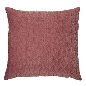 Velours Raspberry Cushion 18 x 18"