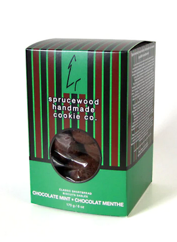 Sprucewood Handmade Shortbread, Chocolate Mint 170g