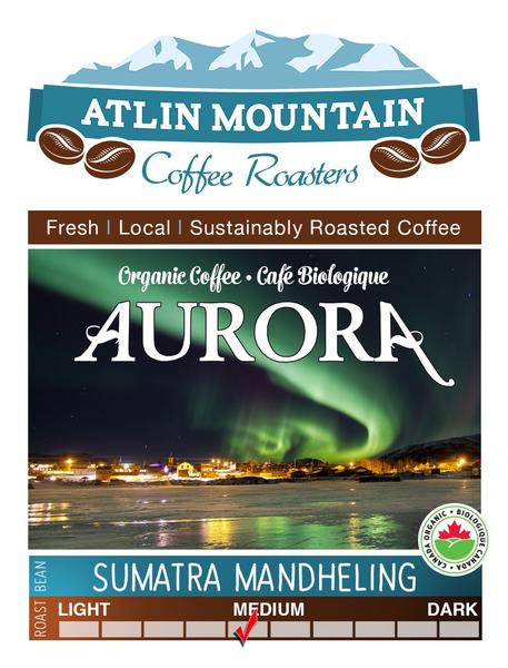 Atlin Mountain Coffee, Aurora (Whole Bean, Organic) 400g