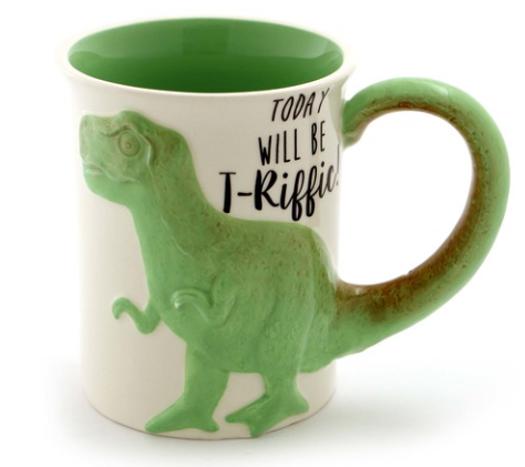 ONIM Mug - T-Riffic Tea Rex Sculpted Mug 16oz