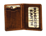 Rugged Earth Leather Card Holder, Style 990017