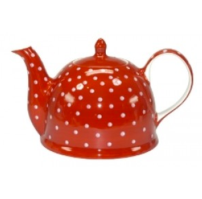 "Red With White Polka Dots" Teapot, 1.7L