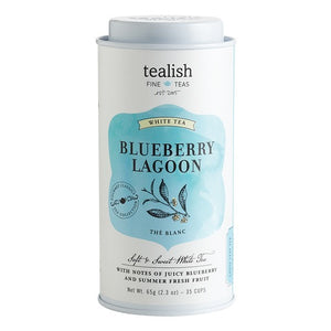 Tealish Blueberry Lagoon Loose Leaf Tea Tin, 65g/2.3oz