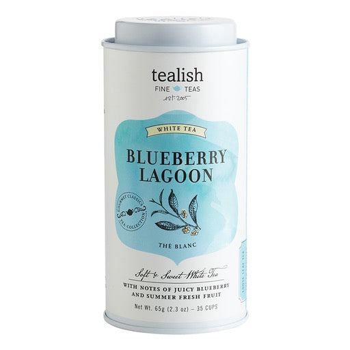 Tealish Blueberry Lagoon Loose Leaf Tea Tin, 65g/2.3oz