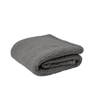 Harman Sherpa Throw, Charcoal 50x60"