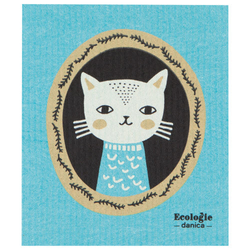 Ecologie Swedish Dishcloth, Picture Purrfect