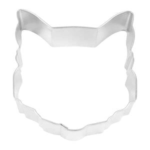 Cat Face Cookie Cutter, 3.5"