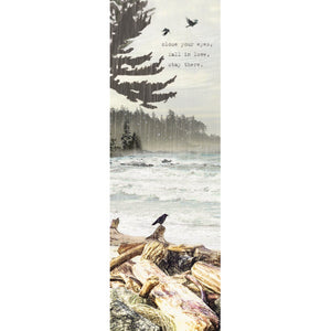 Cedar Mountain Timber Wall Art, Tiny - Close Your Eyes