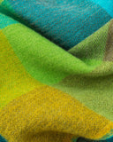 Avoca Merino Wool Scarf, Green Fields 70.5x9.5"