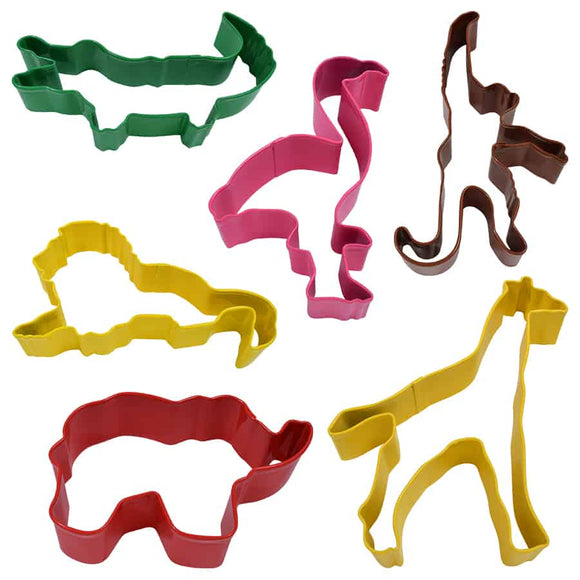 Safari Animals Cookie Cutter Set, 6pc