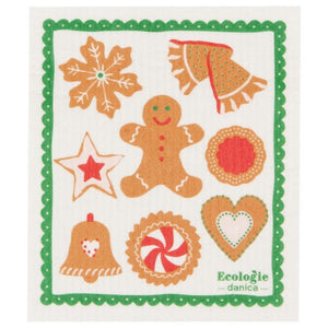 Ecologie Swedish Dishcloth, Holiday Cookies