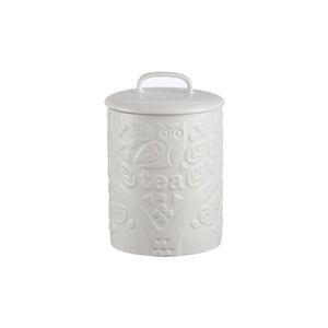 Forest Tea Jar - Cream Owl 16.5x11.5cm