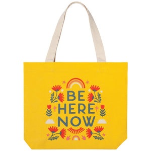 Now Designs Tote Bag, 18x15" Be Here Now