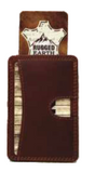 Rugged Earth Leather Slim Wallet, Style 990025