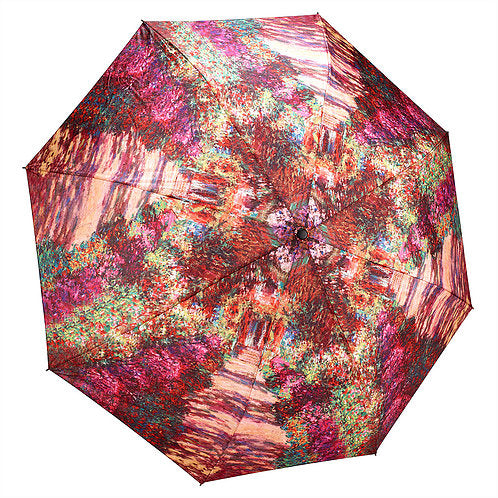 Folding Umbrella - A Pathway in Monet's Garden