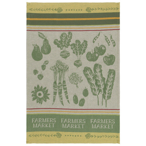 Farmer's Market Woven Jacquard Dishtowel